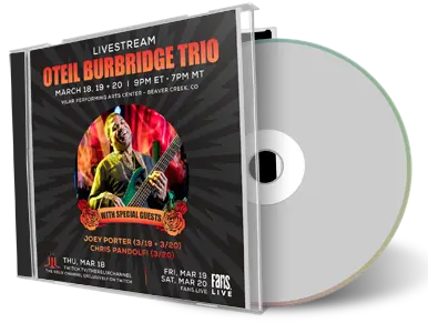 Artwork Cover of Oteil Burbridge Trio 2021-03-18 CD Beaver Creek Soundboard