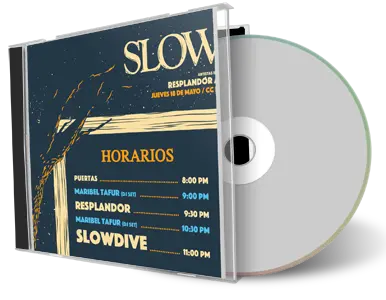 Artwork Cover of Slowdive 2017-05-18 CD Lima Audience