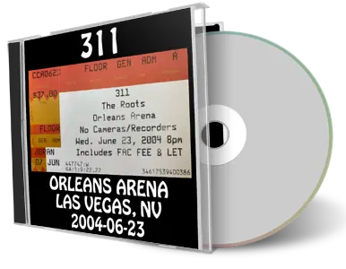 Artwork Cover of 311 2004-06-23 CD Las Vegas Audience