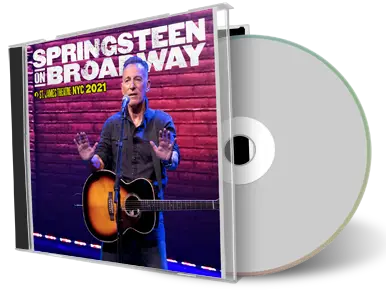 Artwork Cover of Bruce Springsteen 2021-07-14 CD On Broadway New York City Audience
