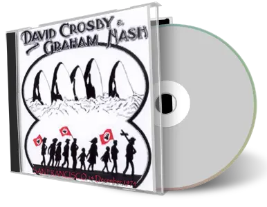 Artwork Cover of Crosby And Nash 1974-12-14 CD San Francisco Soundboard