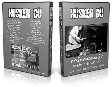 Artwork Cover of Husker Du 1981-09-05 DVD Minneapolis Proshot