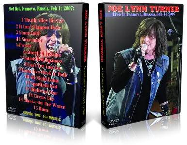 Artwork Cover of Joe Lynn Turner 2007-02-14 DVD Ivanovo Proshot