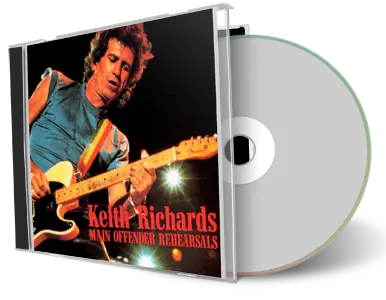Artwork Cover of Keith Richards Compilation CD Main Offender Rehearsals Audience