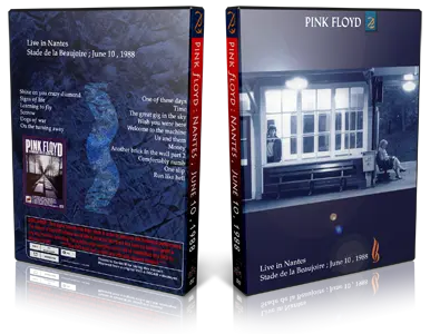 Artwork Cover of Pink Floyd 1988-06-10 DVD Nantes Audience