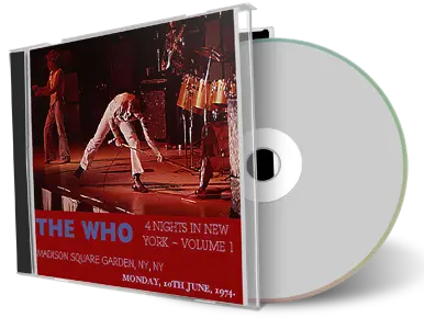 Artwork Cover of The Who 1974-06-10 CD New York City Audience