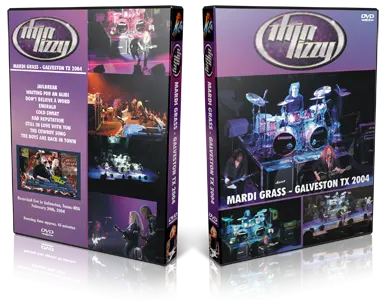Artwork Cover of Thin Lizzy 2004-02-24 DVD Galveston Audience