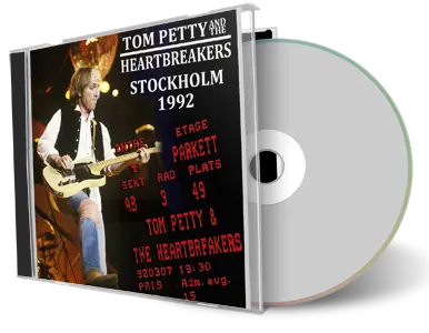 Artwork Cover of Tom Petty 1992-03-07 CD Stockholm Audience