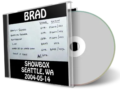 Artwork Cover of Brad 2004-05-14 CD Seattle Soundboard