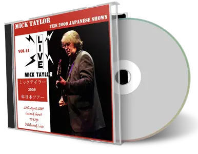Artwork Cover of Mick Taylor 2009-04-20 CD Tokyo Audience