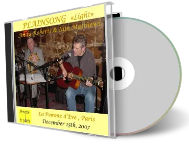 Artwork Cover of Plainsong 2007-12-15 CD Paris Soundboard