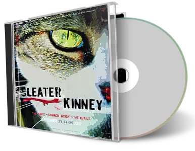 Artwork Cover of Sleater Kinney 2002-09-24 CD San Francisco Soundboard