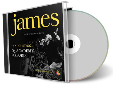 Artwork Cover of James 2021-08-17 CD Oxford Audience