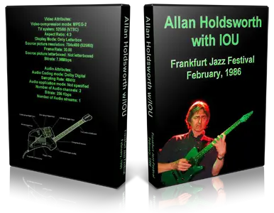 Artwork Cover of Allan Holdsworth Compilation DVD Frankfurt 1986 Proshot