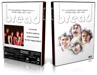 Artwork Cover of Bread Compilation DVD TV Appearances 1970-1987 Proshot