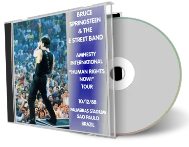 Artwork Cover of Bruce Springsteen 1988-10-12 CD Sao Paulo Audience