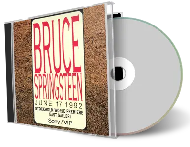 Artwork Cover of Bruce Springsteen 1992-06-17 CD Stockholm Audience