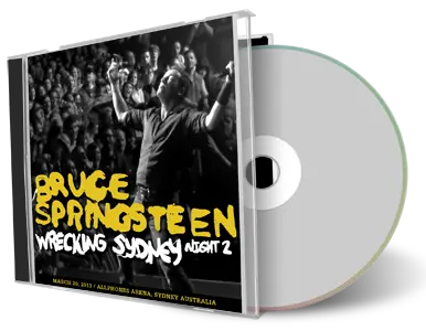 Artwork Cover of Bruce Springsteen 2013-03-20 CD Sydney Audience