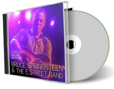 Artwork Cover of Bruce Springsteen 2014-02-12 CD Adelaide Soundboard