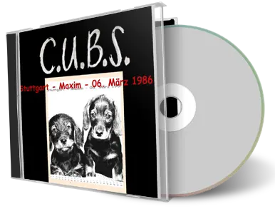 Artwork Cover of CUBS 1986-03-06 CD Stuttgart Audience