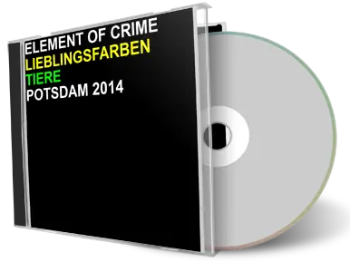 Artwork Cover of Element of Crime 2014-10-31 CD Potsdam Audience