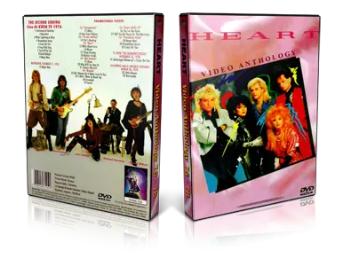 Artwork Cover of Heart Compilation DVD Video Anthology 1976-1996 Proshot