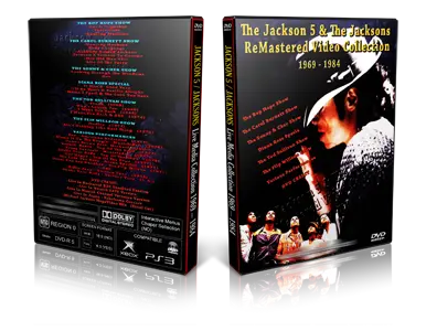 Artwork Cover of Jackson 5 Compilation DVD Media Collection 1969-1984 Proshot