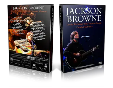 Artwork Cover of Jackson Browne 2011-04-05 DVD Toronto Audience