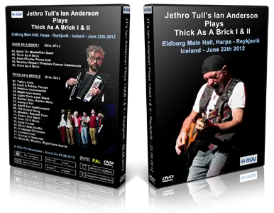 Artwork Cover of Jethro Tull 2012-06-22 DVD Reykjavik Audience