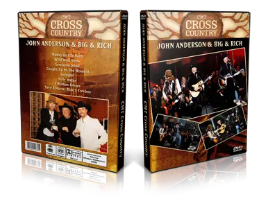 Artwork Cover of John Anderson Compilation DVD CMT Cross Country 2008 Proshot