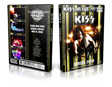 Artwork Cover of KISS 2008-05-18 DVD Athens Audience
