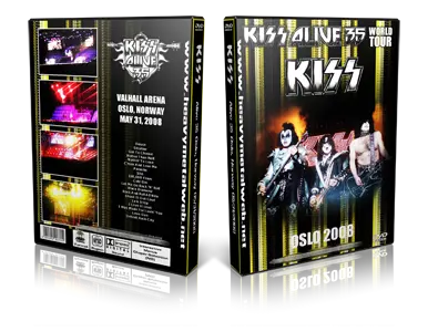 Artwork Cover of KISS 2008-05-31 DVD Oslo Audience