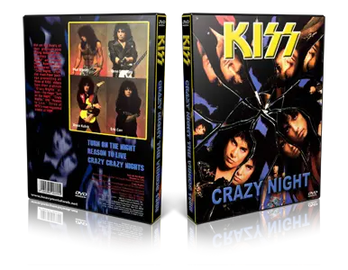 Artwork Cover of KISS Compilation DVD Crazy Night 1988 Proshot