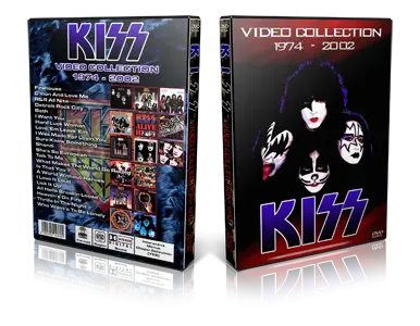 Artwork Cover of KISS Compilation DVD Video Collection 1974-2002 Proshot