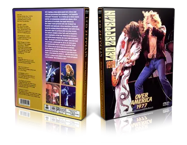 Artwork Cover of Led Zeppelin Compilation DVD Over America Cosmic Energy 1977 Proshot