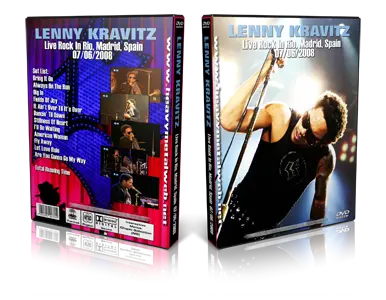 Artwork Cover of Lenny Kravitz 2008-07-06 DVD Madrid Proshot