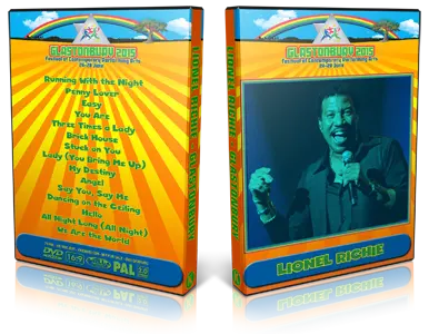 Artwork Cover of Lionel Richie 2015-06-28 DVD Glastonbury Festival 2015 Proshot