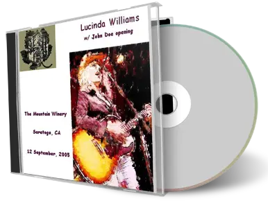 Artwork Cover of Lucinda Williams 2005-09-12 CD Saratoga Audience