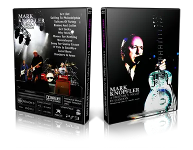 Artwork Cover of Mark Knopfler 2009-09-09 DVD London Proshot