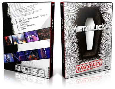 Artwork Cover of Metallica 2008-10-15 DVD Taratata French TV4 Proshot