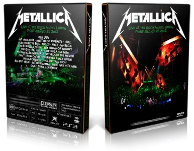 Artwork Cover of Metallica Compilation DVD Rock In Rio 2012 Proshot
