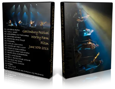 Artwork Cover of Mumford and Sons 2013-06-29 DVD Glastonbury Festival Proshot