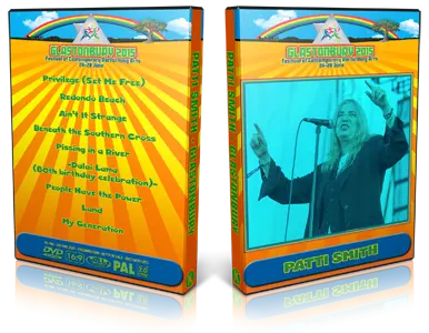 Artwork Cover of Patti Smith 2015-06-28 DVD Glastonbury Festival 2015 Proshot