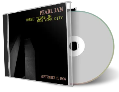 Artwork Cover of Pearl Jam 1998-09-11 CD New York City Audience