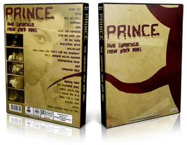 Artwork Cover of Prince 1985-05-30 DVD Syracuse Proshot