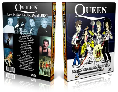 Artwork Cover of Queen 1981-03-20 DVD Sao Paulo Proshot