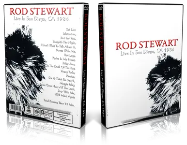 Artwork Cover of Rod Stewart Compilation DVD San Diego 1984 Proshot