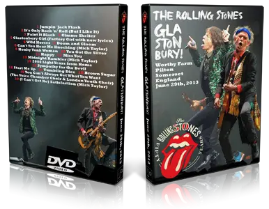 Artwork Cover of Rolling Stones 2013-06-29 DVD Glastonbury Festival Proshot