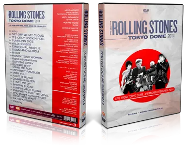 Artwork Cover of Rolling Stones 2014-02-26 DVD Tokyo Audience