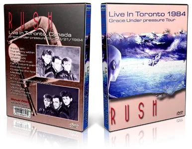 Artwork Cover of Rush Compilation DVD Toronto 1984 Proshot